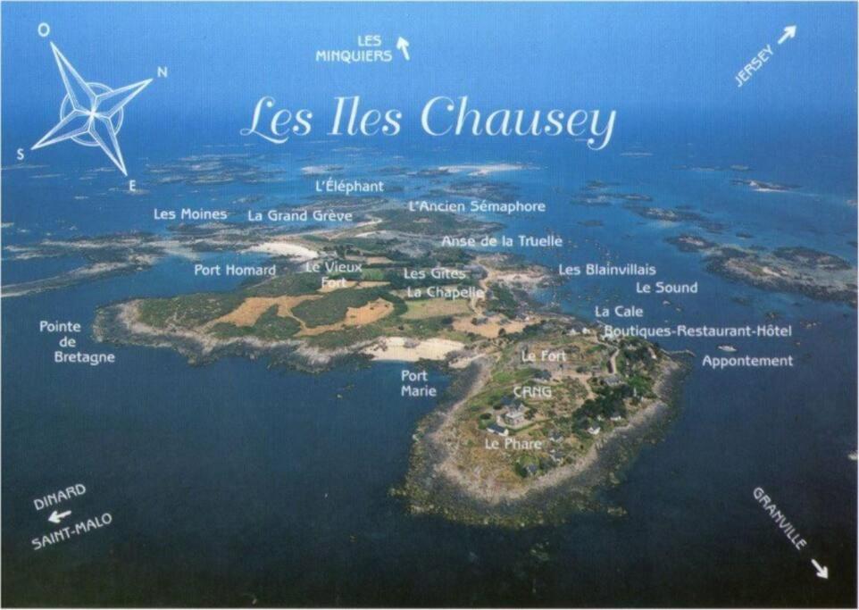 Studio De La Mer A Donville Les Bains Εξωτερικό φωτογραφία